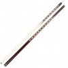 Кий для русского бильярда двухсоставной, запил-классика (темный граб, граб)