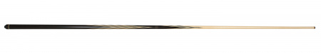 Кий ручной работы для русского бильярда Дедушки Филатова Оникс, двусоставной (Граб, Черный граб)