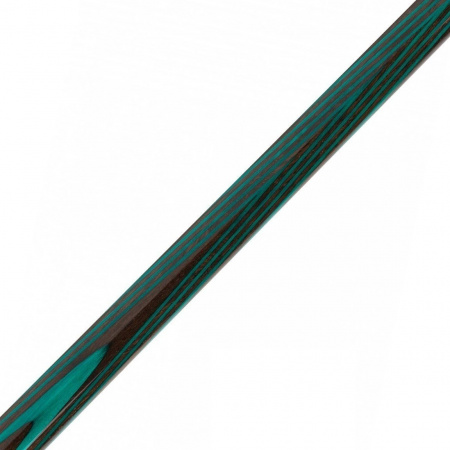 Кий для русского бильярда мастера Арисова Селигер, двухсоставной (сатин, зеленый граб)