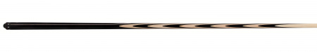 Бильярдный кий для русского бильярда Кларисен цельный, 10 запилов (черный граб, граб)